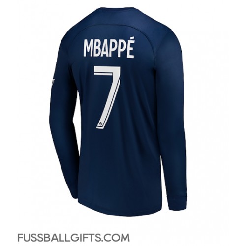 Paris Saint-Germain Kylian Mbappe #7 Fußballbekleidung Heimtrikot 2022-23 Langarm